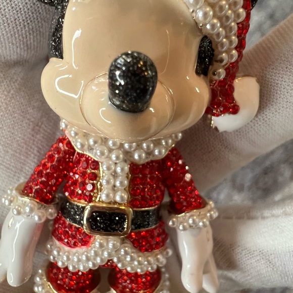 Disney/BaubleBar Mickey Mouse Bag Charm Purse Charm Keychain Xmas Edition - Picture 4 of 10